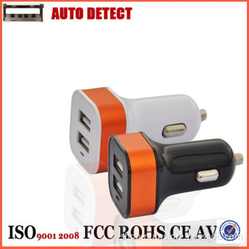 Car Charger Adaptor Bullet Dual Mini USB 2-Port for Samsung Apple iPhone 4 S 5